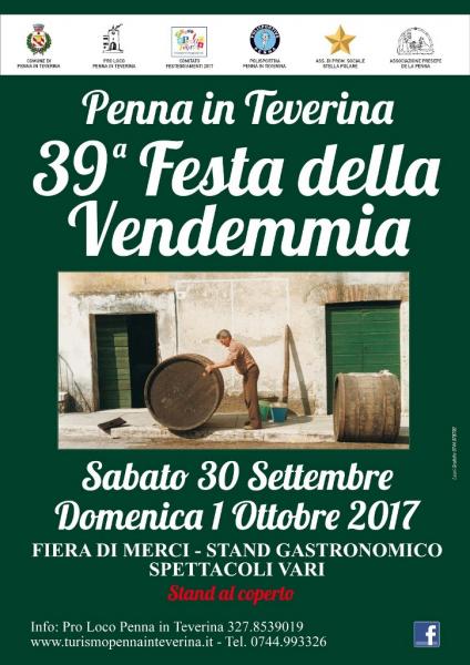 39° FESTA DELLA VENDEMMIA A PENNA IN TEVERINA