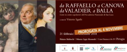 Da Raffaello a Canova, da Valadier a Balla