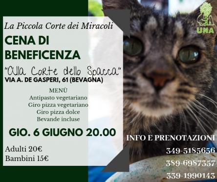 Cena di beneficenza Alla Corte dello Spacca