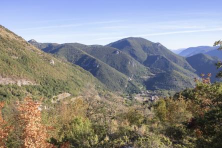 L'Umbria in veste autunnale dal Monte Fionchi