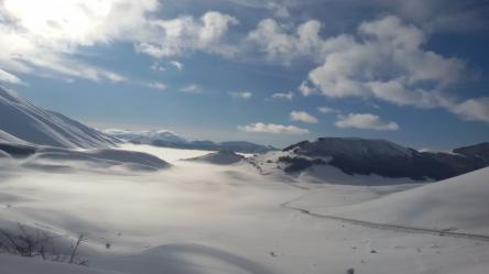 Ciaspolando a Castelluccio
